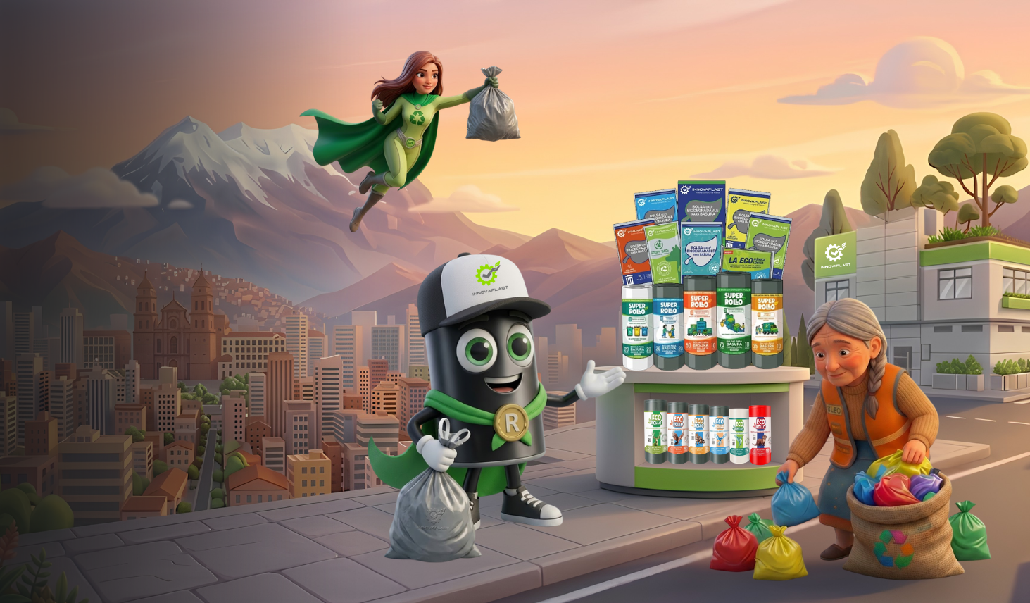 Innovaplast - Reciclaje de plásticos y bolsas ecológicas en Bolivia